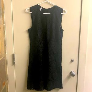 Black lace dress